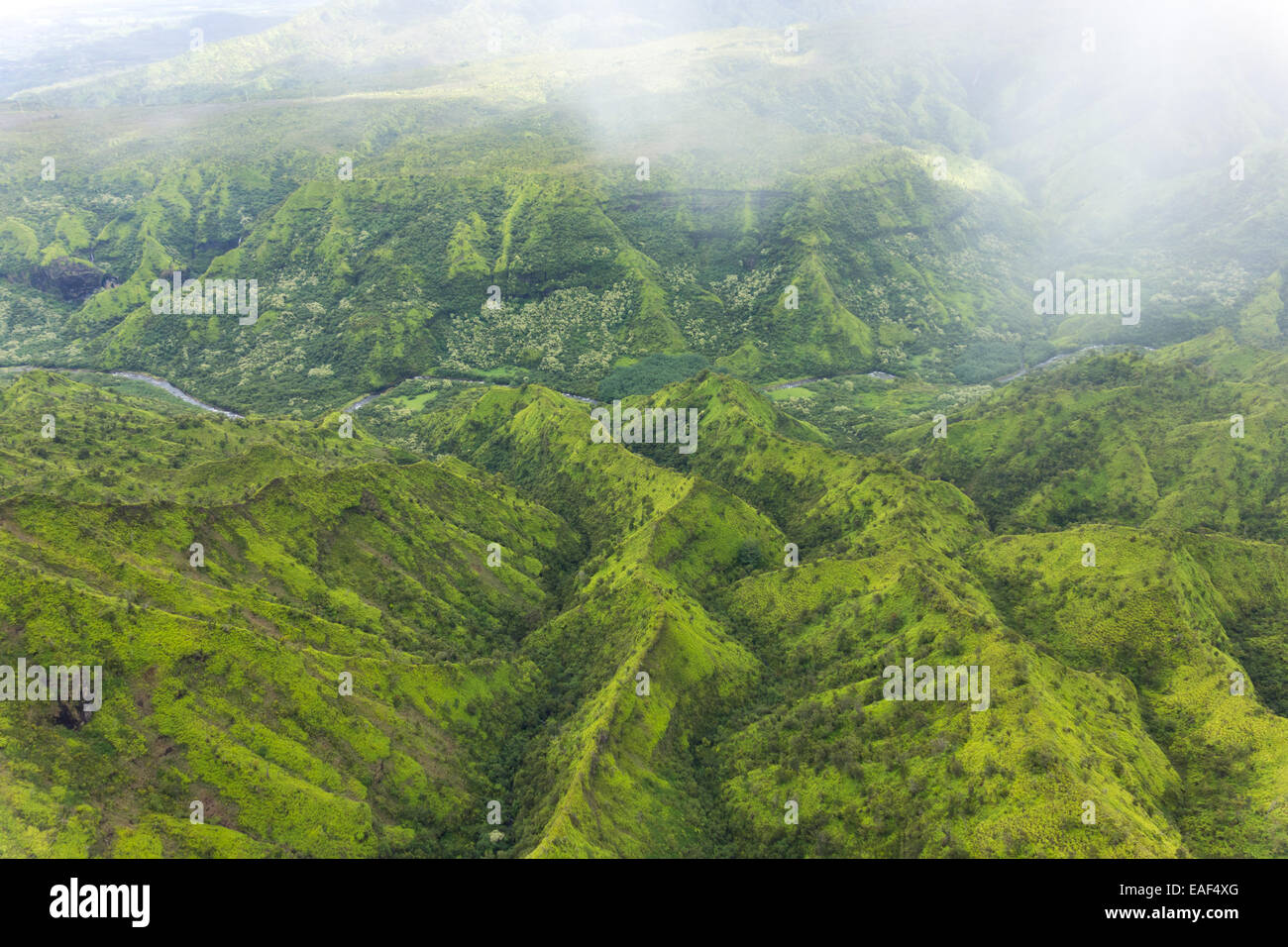 Aerial view of kauai hi-res stock photography and images - Alamy