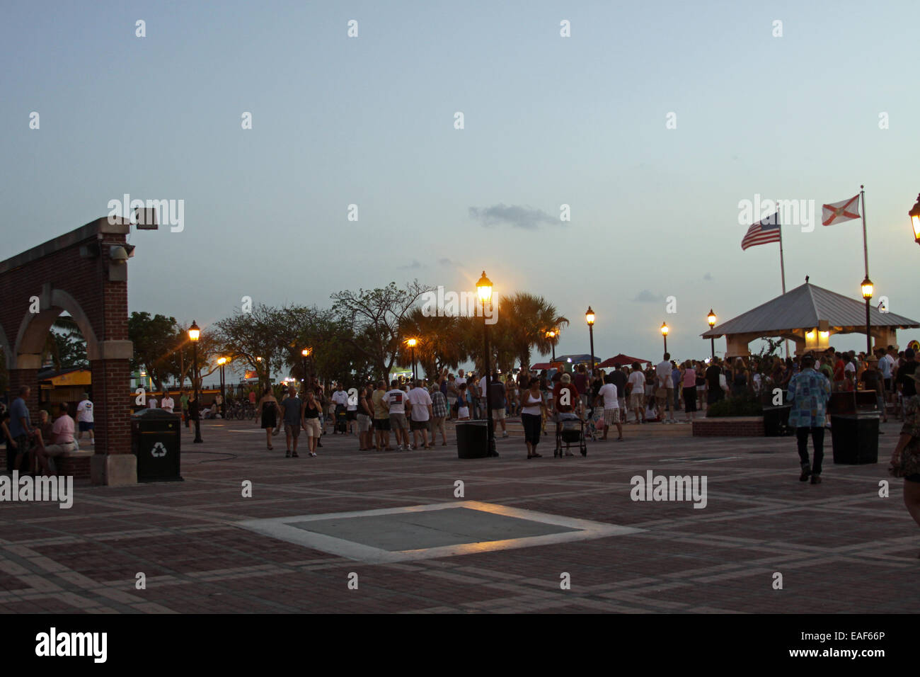 Mallory Square Key West Stock Photo Alamy