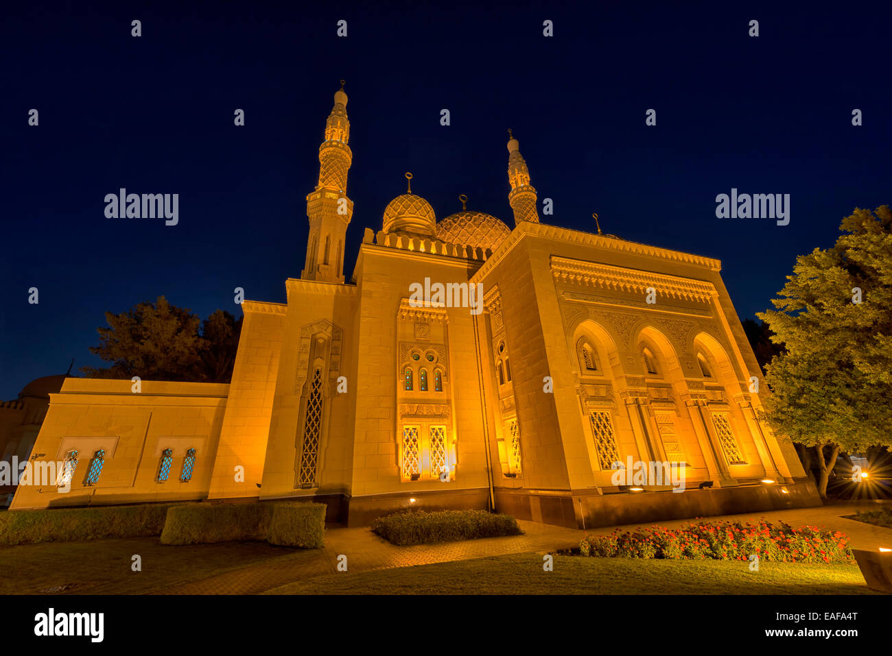 Jumeirah Mosque in Dubai, UAE Stock Photo