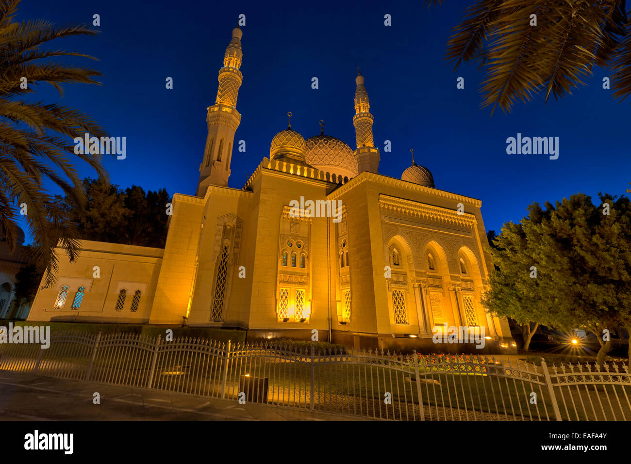 Jumeirah Mosque in Dubai, UAE Stock Photo