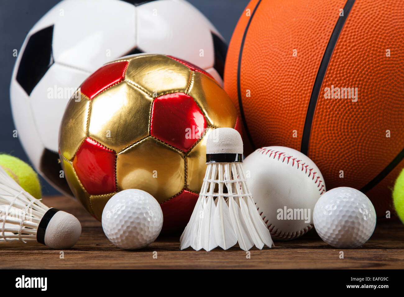 Golf ball and a cricket ball hires stock photography and images Alamy