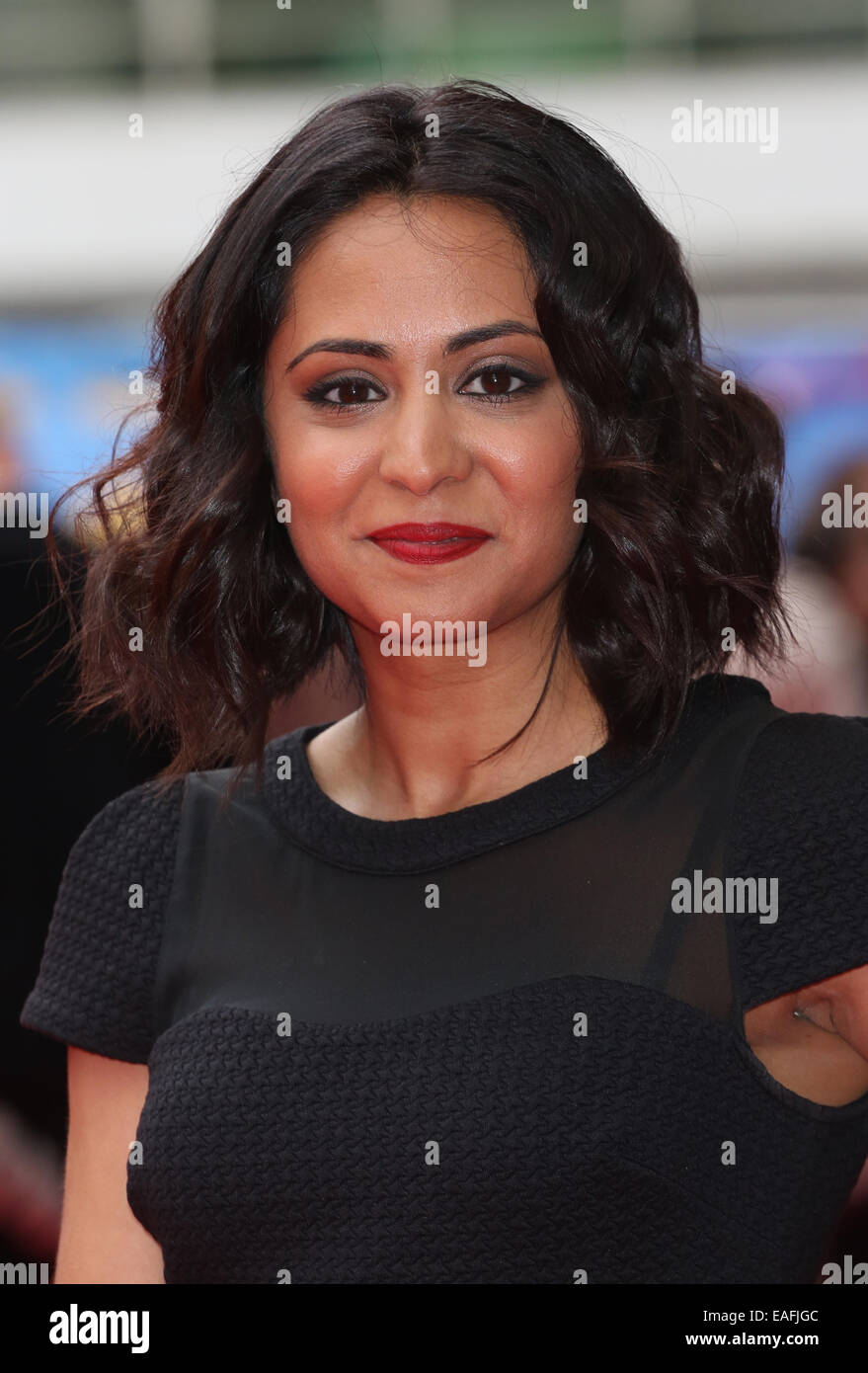 'Postman Pat: The Movie' premiere - Arrivals  held at the Odeon West End  Featuring: Parminder Nagra Where: London, United Kingdom When: 11 May 2013 Stock Photo