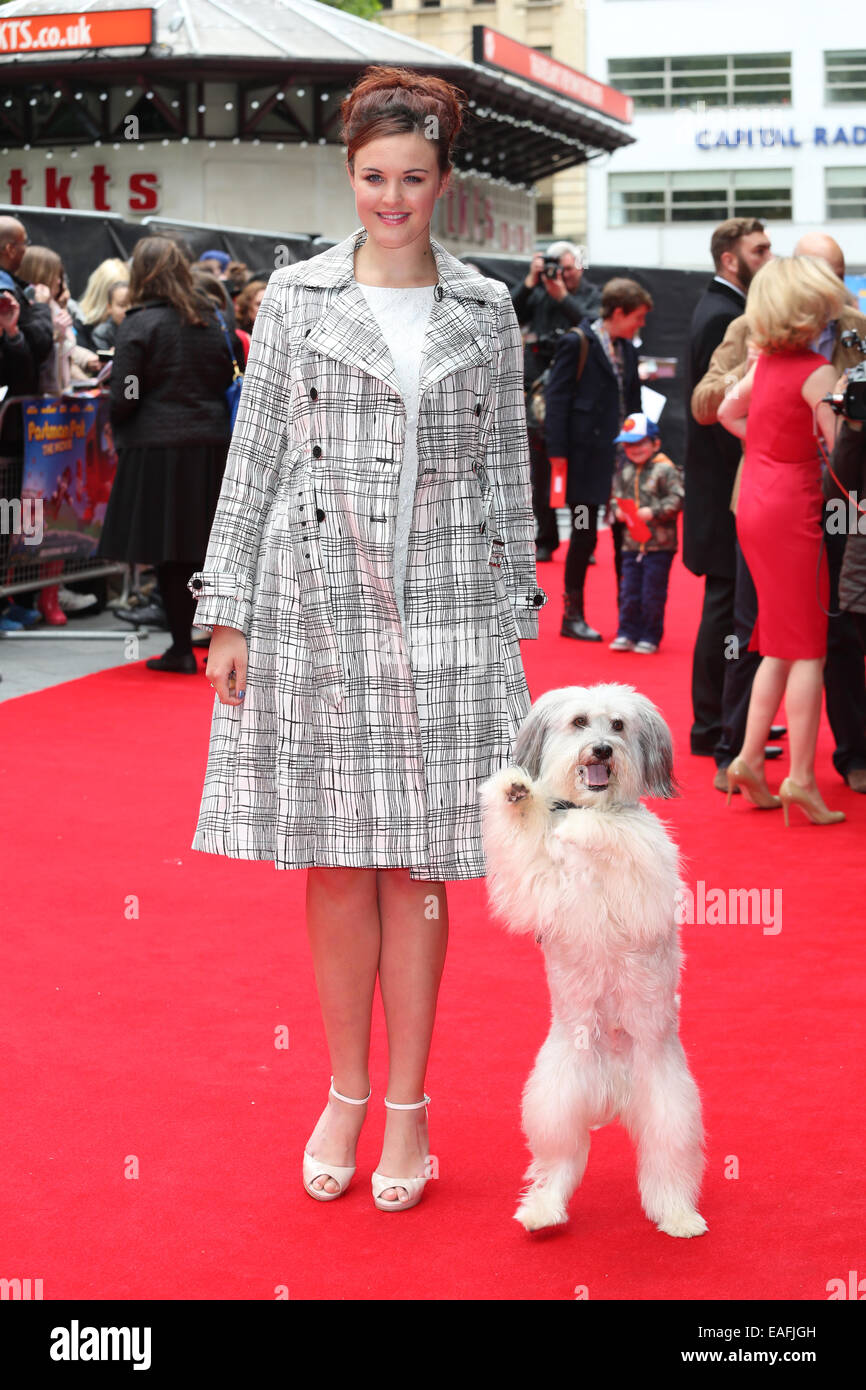 'Postman Pat: The Movie' premiere - Arrivals  held at the Odeon West End  Featuring: Ashleigh Butler,Pudsey Where: London, United Kingdom When: 11 May 2013 Stock Photo