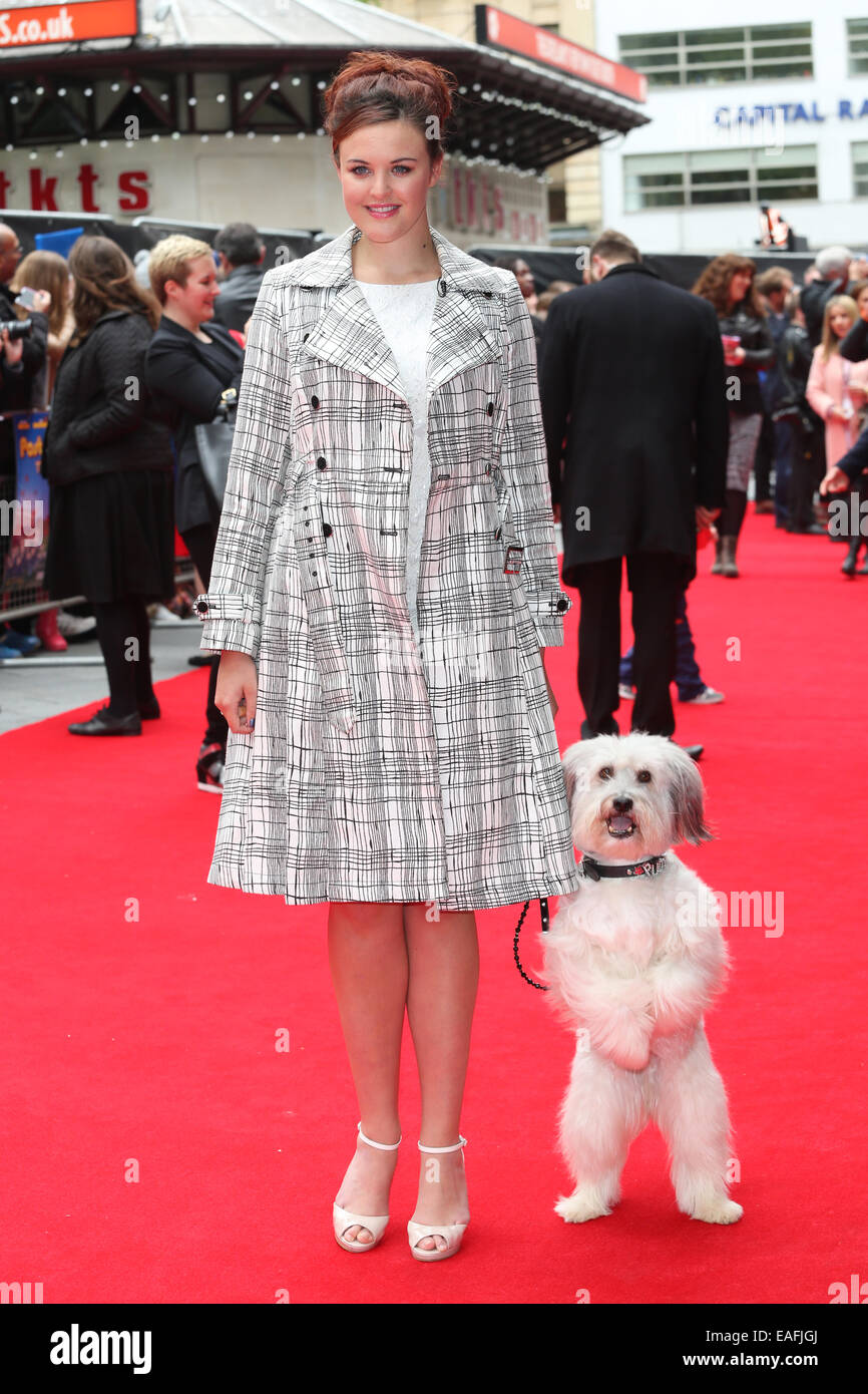 'Postman Pat: The Movie' premiere - Arrivals  held at the Odeon West End  Featuring: Ashleigh Butler,Pudsey Where: London, United Kingdom When: 11 May 2013 Stock Photo