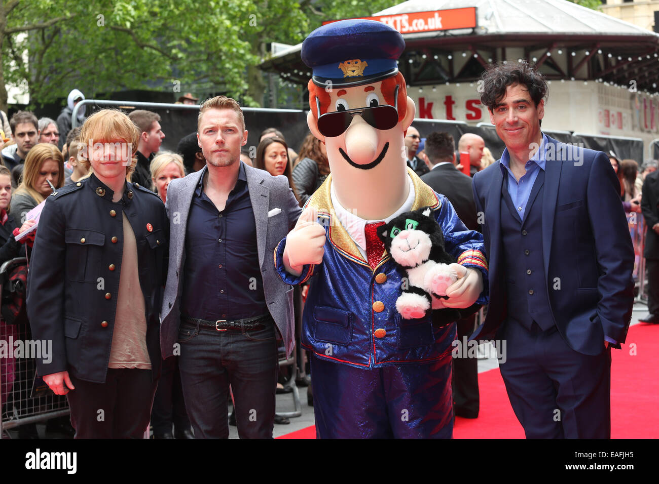 'Postman Pat: The Movie' premiere - Arrivals  held at the Odeon West End  Featuring: Rupert Grint,Ronan Keating,Stephen Mangan Where: London, United Kingdom When: 11 May 2013 Stock Photo