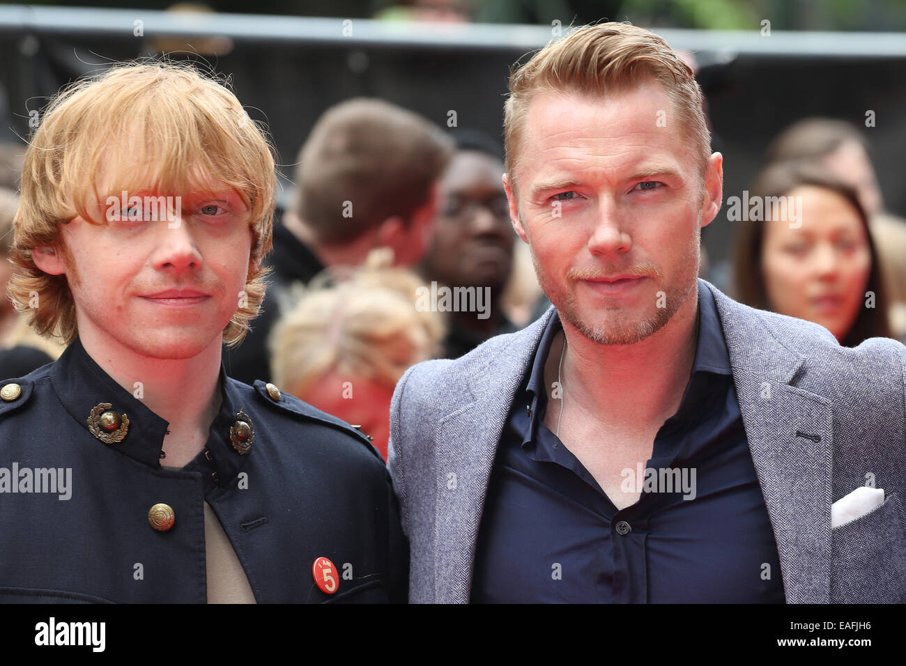 'Postman Pat: The Movie' premiere - Arrivals  held at the Odeon West End  Featuring: Rupert Grint,Ronan Keating Where: London, United Kingdom When: 11 May 2013 Stock Photo