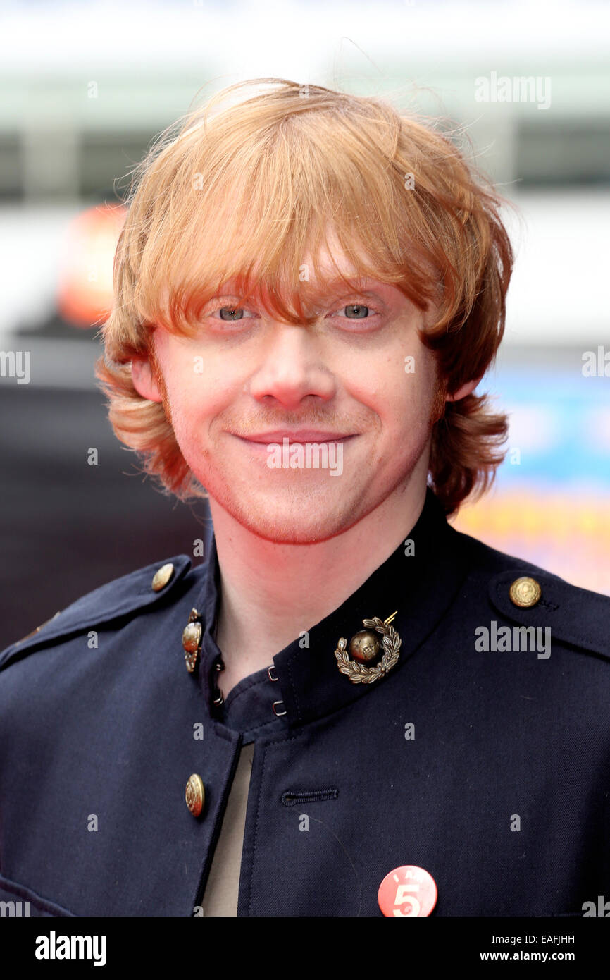 'Postman Pat: The Movie' premiere - Arrivals  held at the Odeon West End  Featuring: Rupert Grint Where: London, United Kingdom When: 11 May 2013 Stock Photo