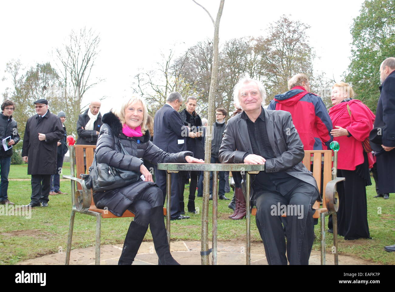 The bench of dissident turned president Vaclav Havel (1936-2011 ...