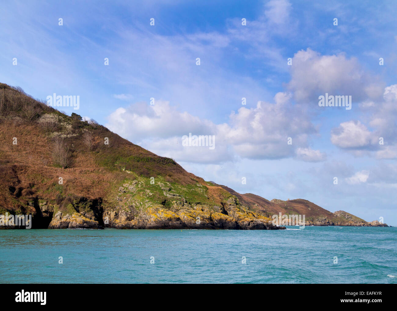 Coastal scene Sark ,  Channel Islands Stock Photo