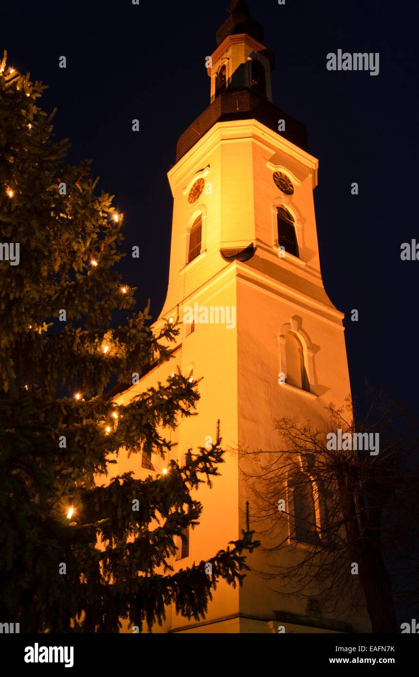 Sankt-Nikolai-Kirche, Lübbenau, Germany Stock Photo