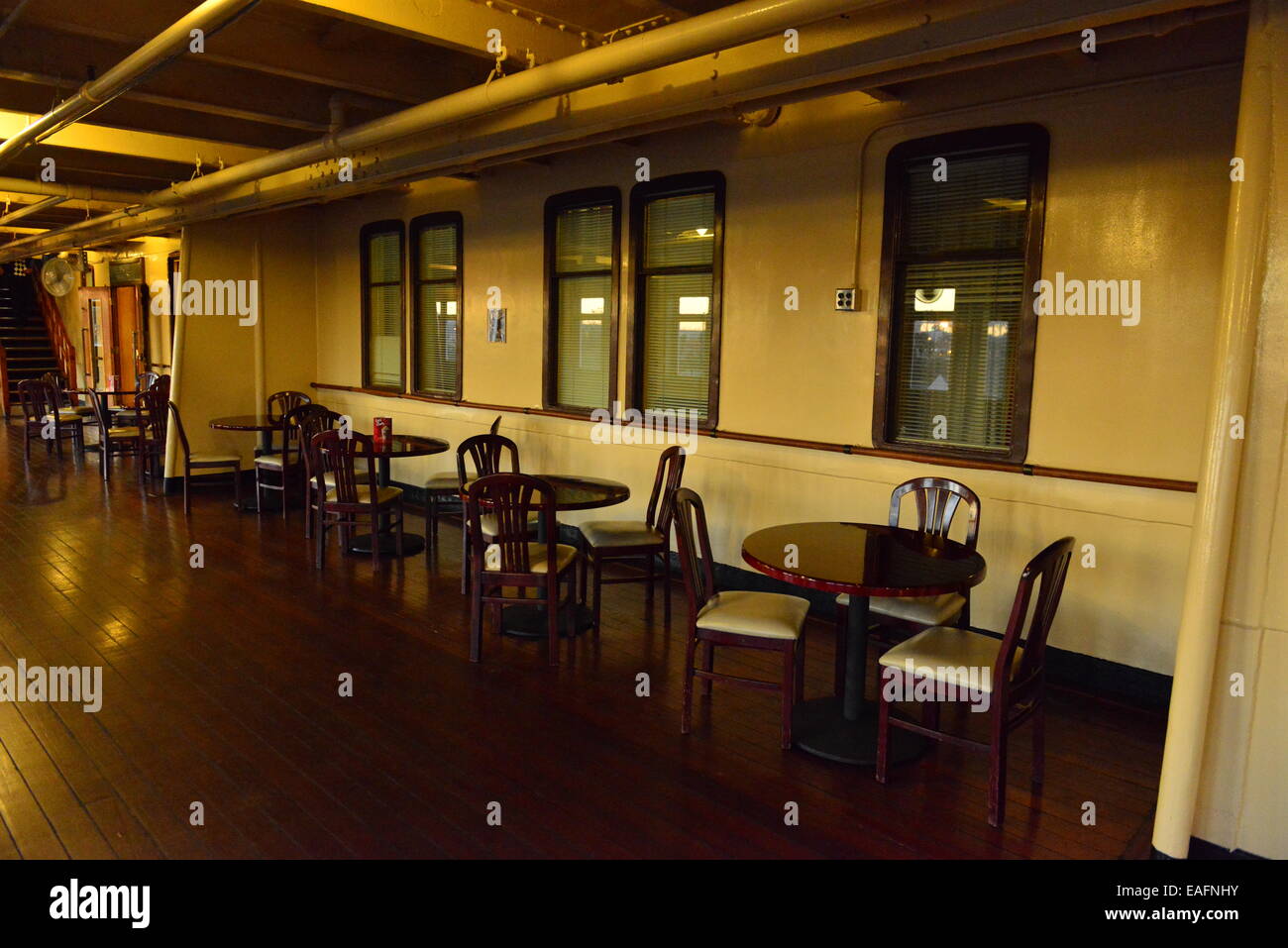 The Queen Mary at her birth at Los Angeles Harbour Stock Photo Alamy