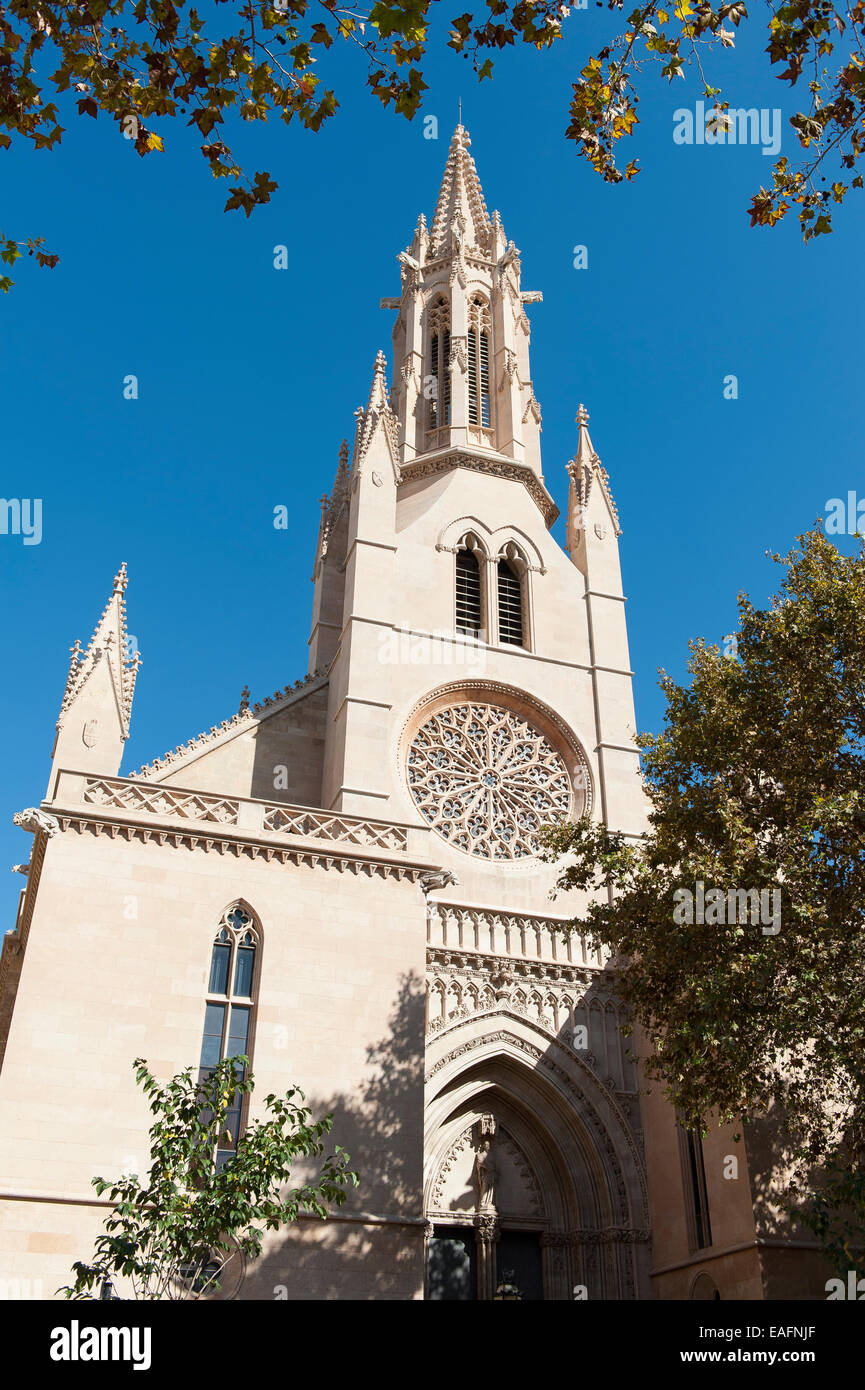 Church Santa Eulalia,Palma de Mallorca Stock Photo