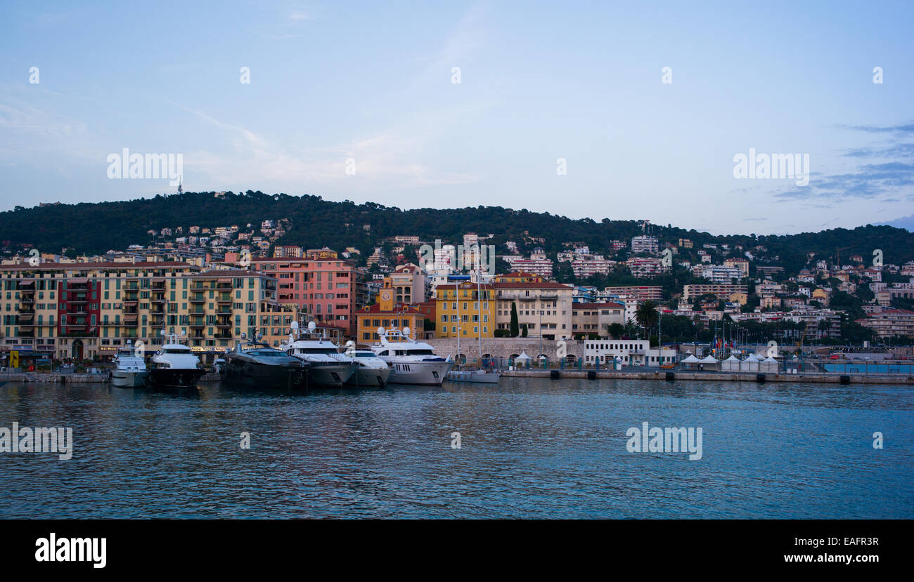 Port of Nice, France. Stock Photo
