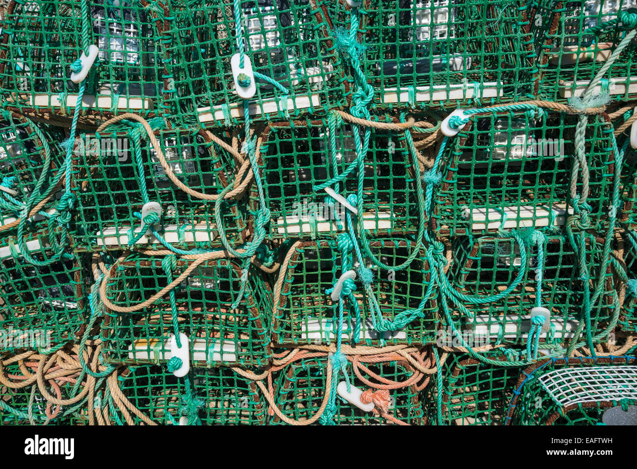 Shellfish traps hi-res stock photography and images - Alamy