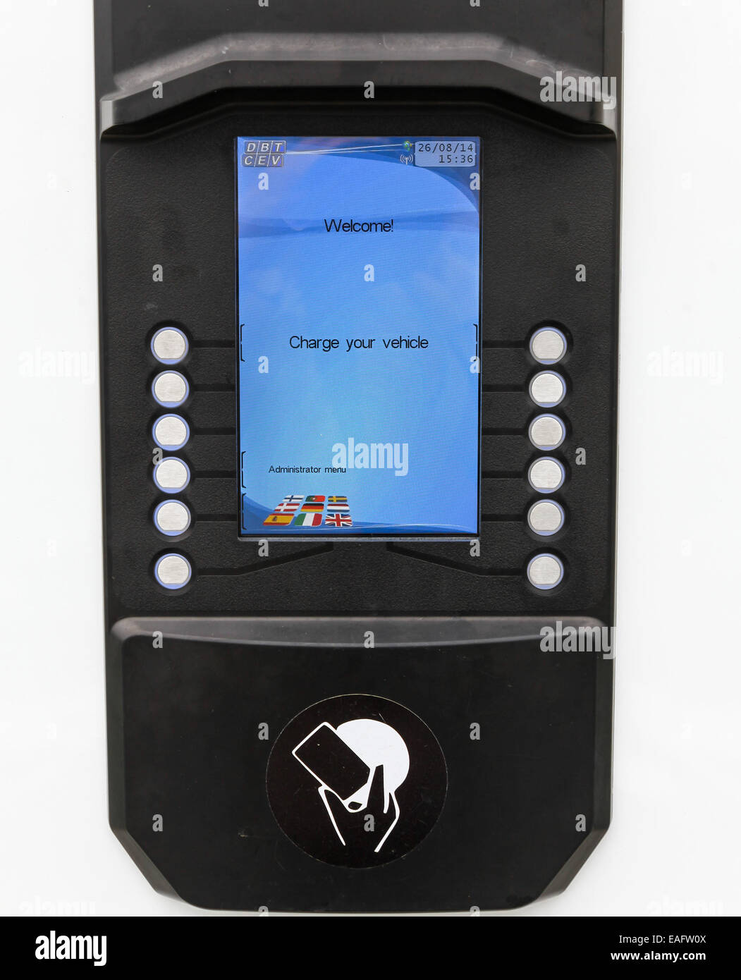 Electric car charging point hires stock photography and images Alamy