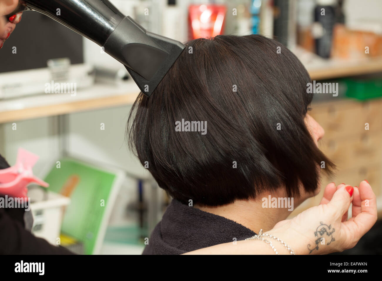 Hand hair dryer hi-res stock photography and images - Alamy