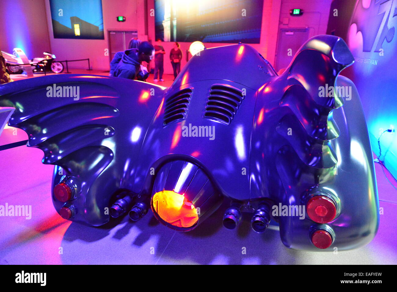 The Bat cave at Warner Bros studios in Los Angeles Stock Photo Alamy