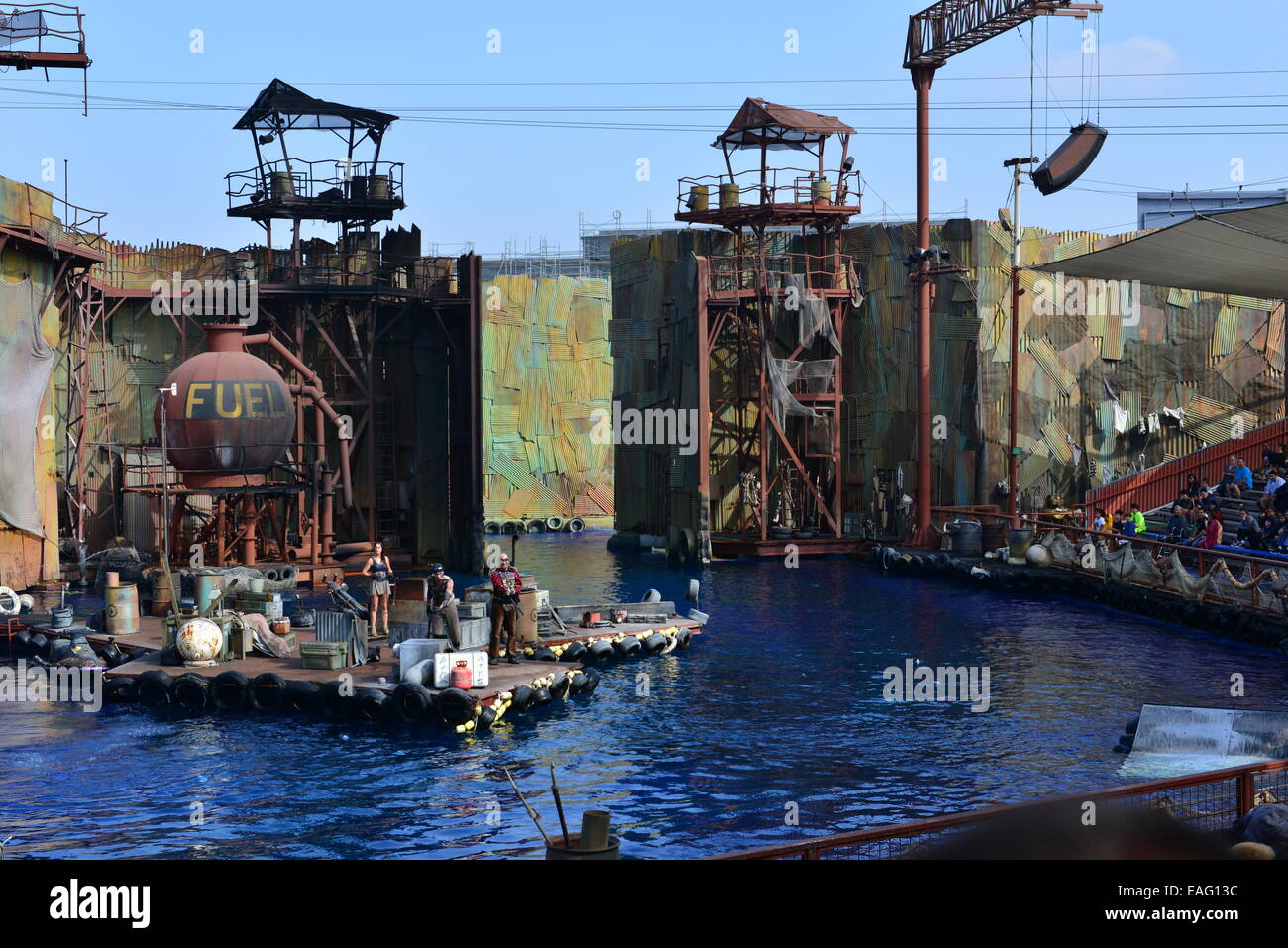 Waterworld at Universal Studios in LA Stock Photo Alamy