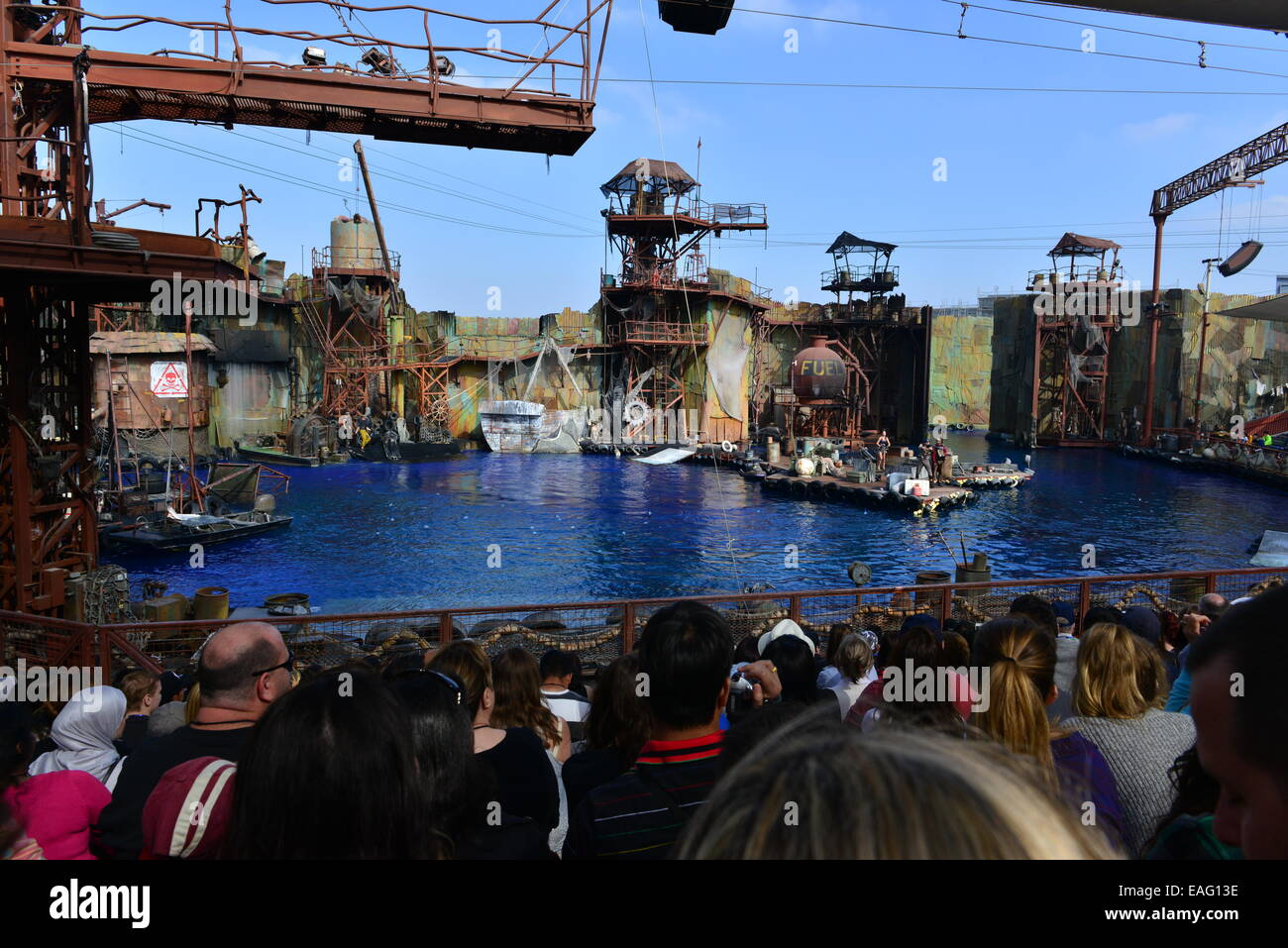Waterworld at Universal Studios in LA Stock Photo Alamy