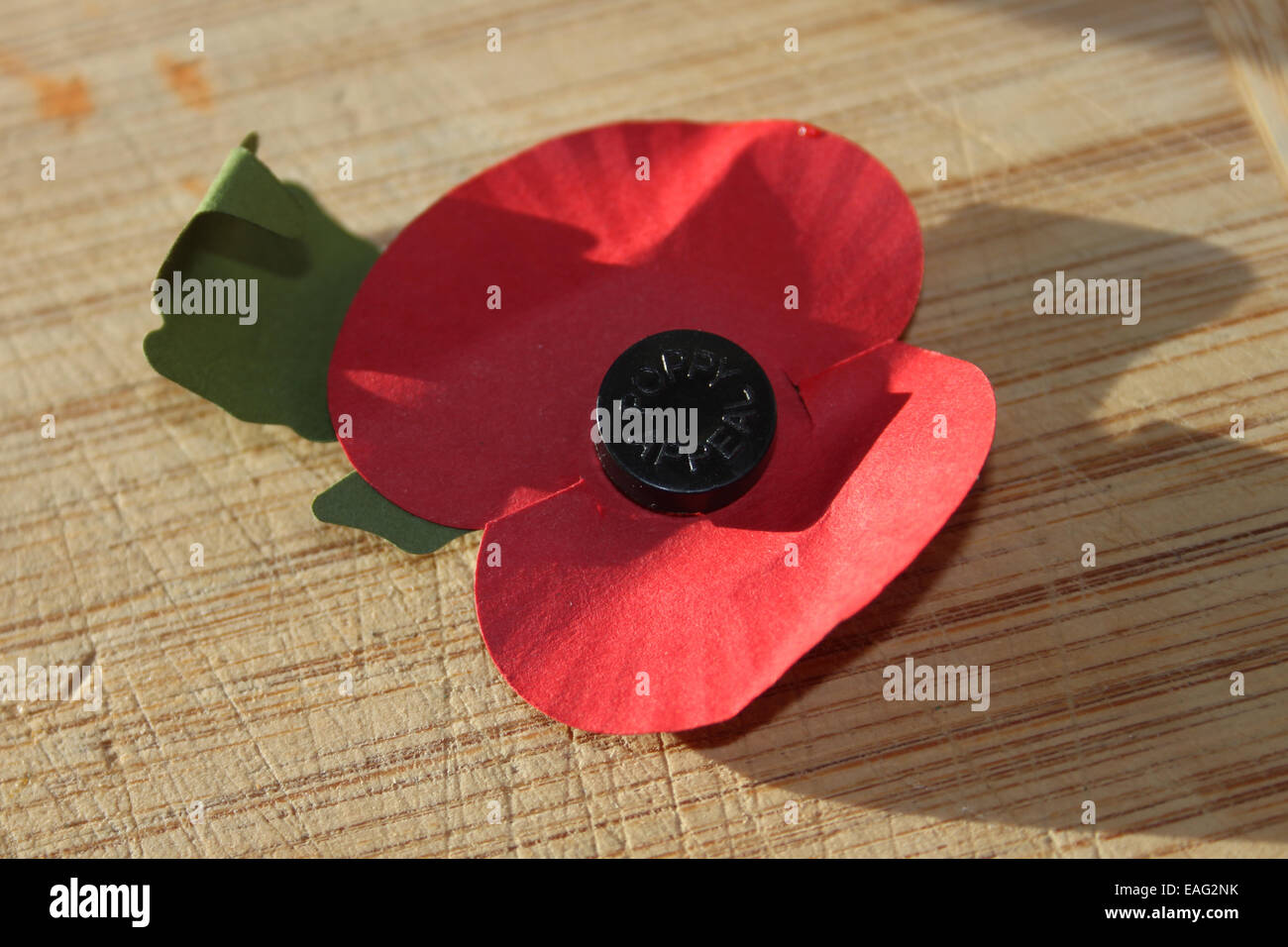 British legion paper poppy Stock Photo