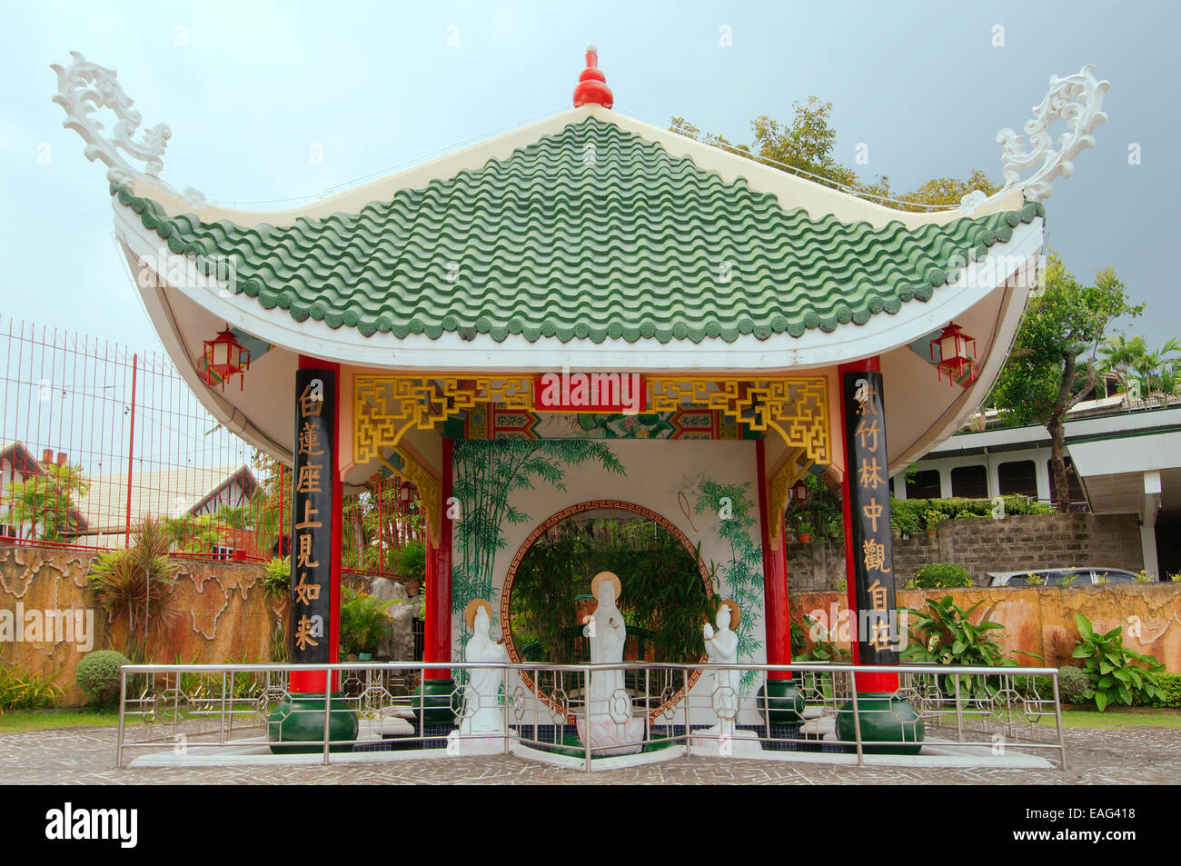 Buddhist Temple in Cebu, Philippines, Southeast Asia Stock Photo