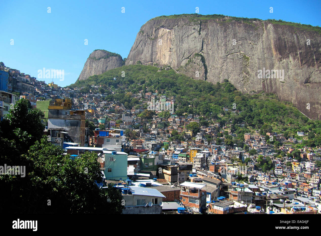 Brazil Rio De Janeiro Favela Of Rochina Stock Photo Alamy