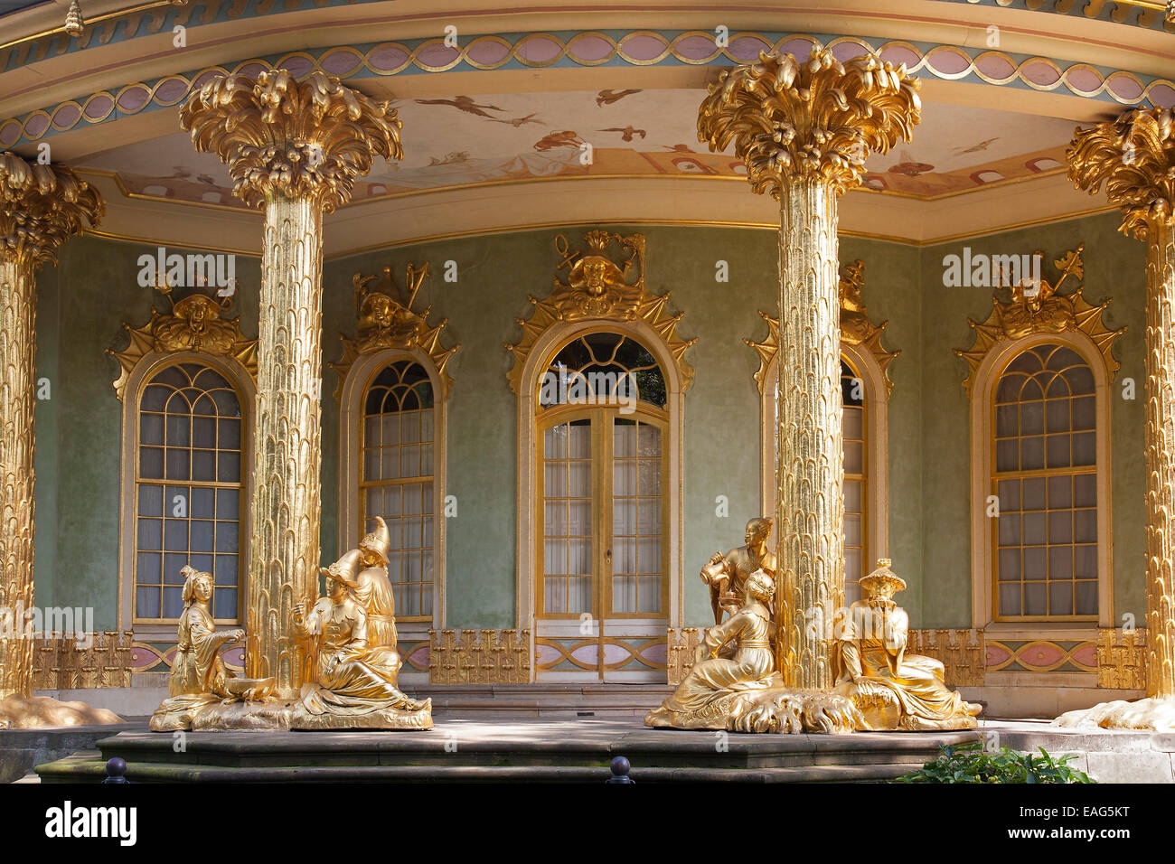 Chinese House Chinesisches Haus Garden Pavilion In The