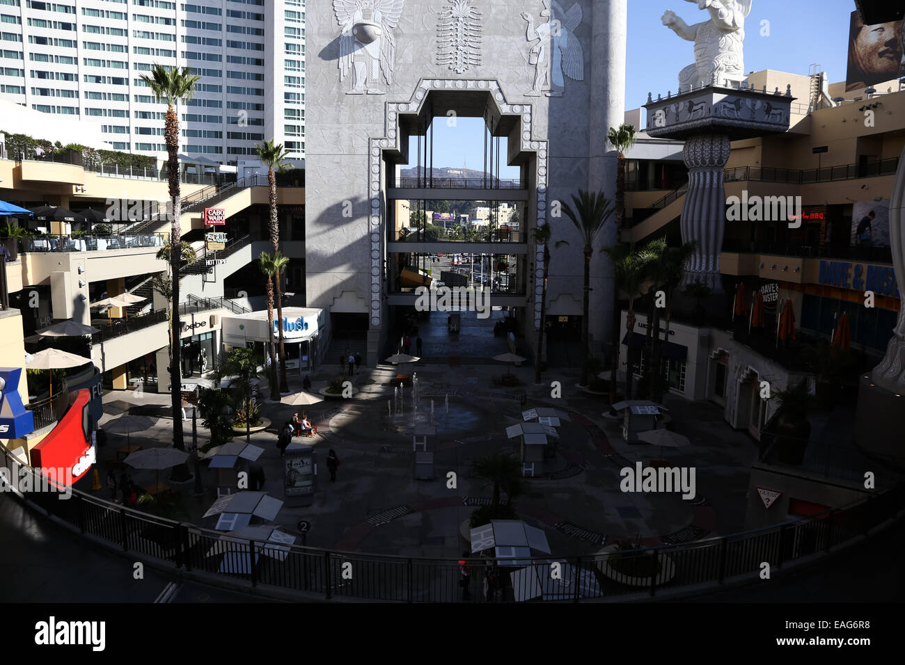 Hollywood and Highland Center, Hollywood, Los Angeles, California Stock Photo
