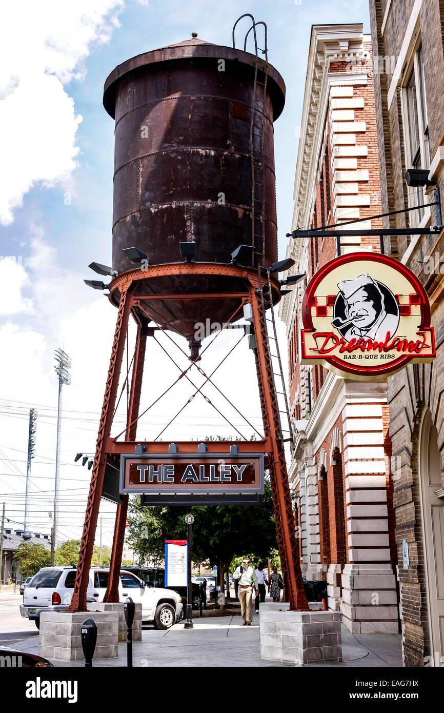 The old railway water tower on Tallapoosa Street in Montgomery Alabama Stock Photo Alamy