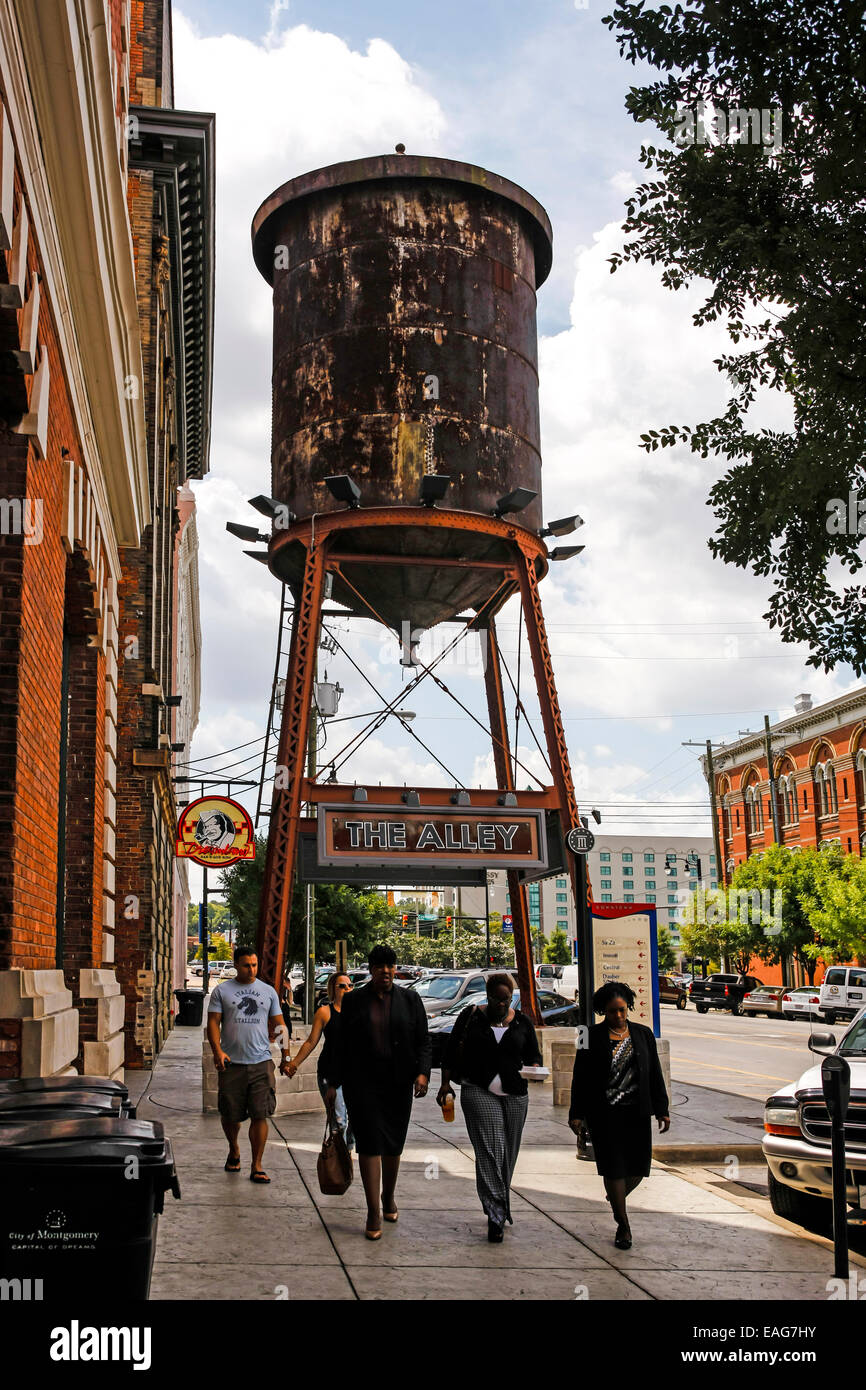 The old railway water tower on Tallapoosa Street in Montgomery Alabama Stock Photo Alamy