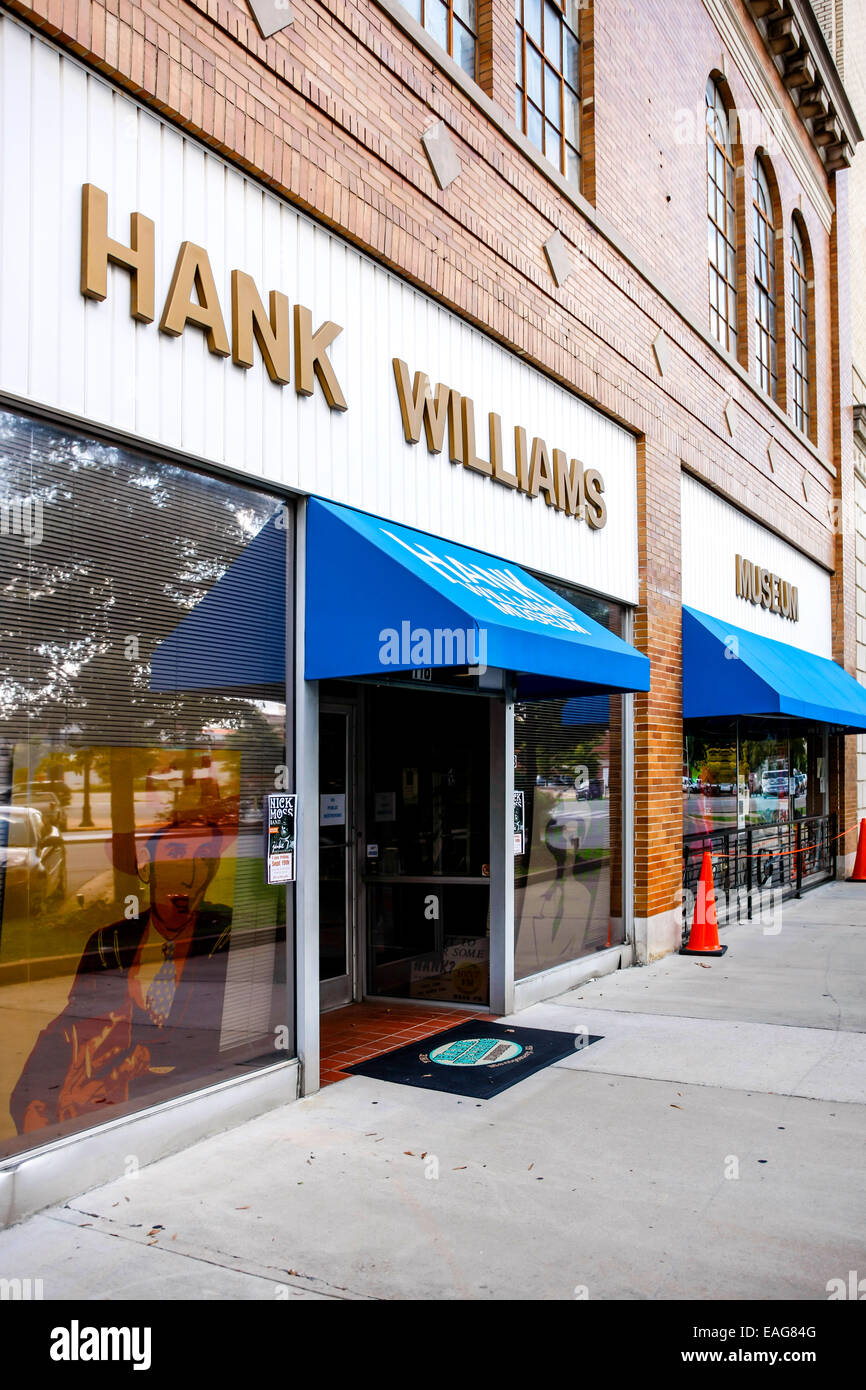 The Hank Williams museum in downtown Montgomery Alabama Stock Photo