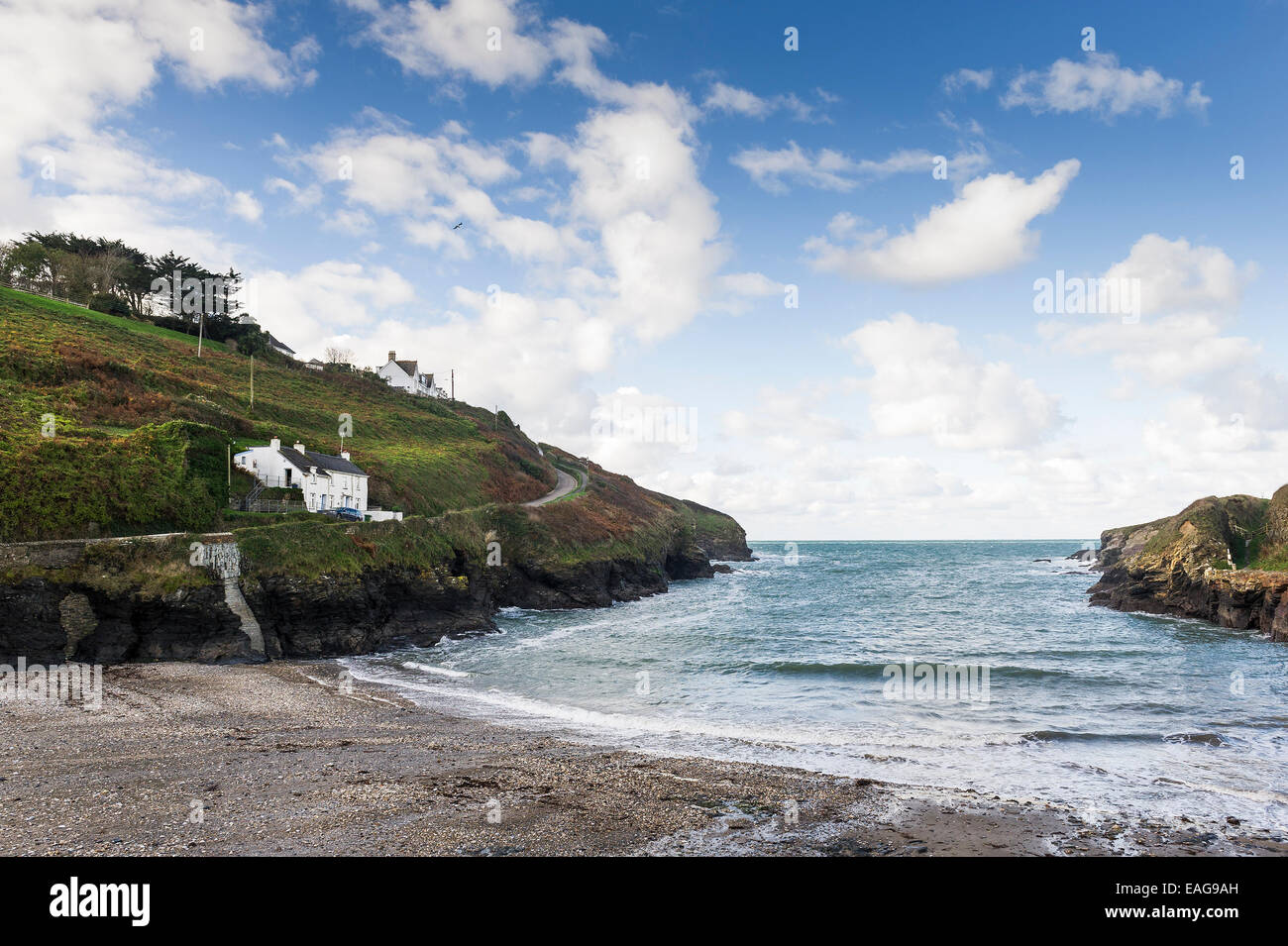 Port Gaverne in Cornwall Stock Photo Alamy