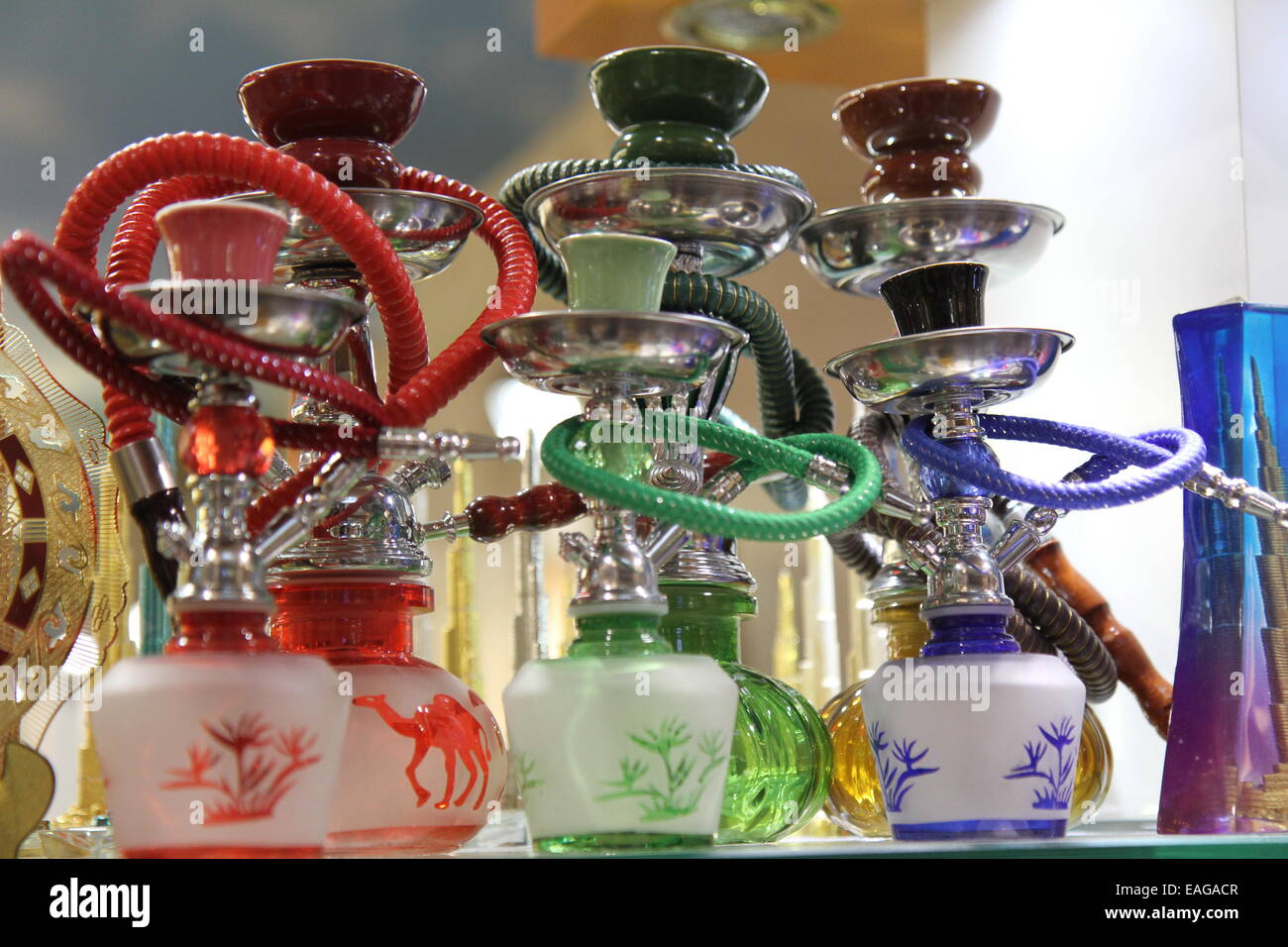 Shisha pipes at Ibn Battuta mall in Dubai, UAE Stock Photo Alamy