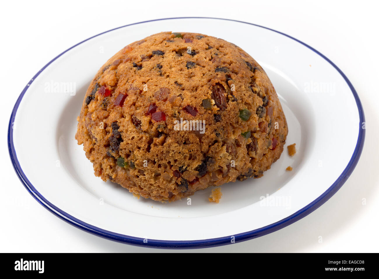 College pudding, the traditional steamed dessert served to students at Oxford and Cambridge