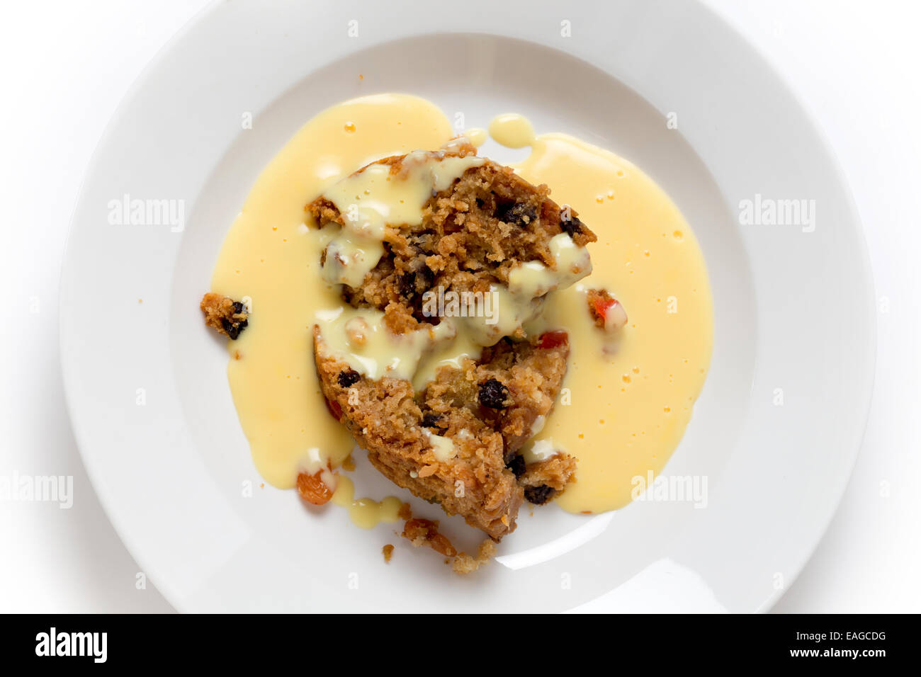 College pudding, the traditional steamed dessert served to students at