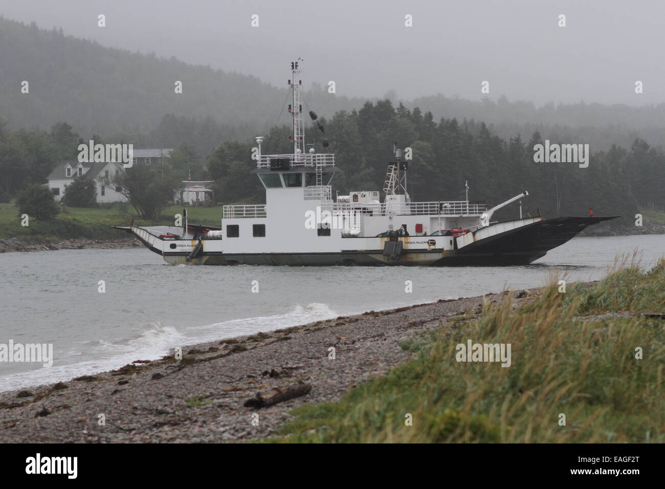 The Englishtown Ferry in Nova Scotia Stock Photo Alamy