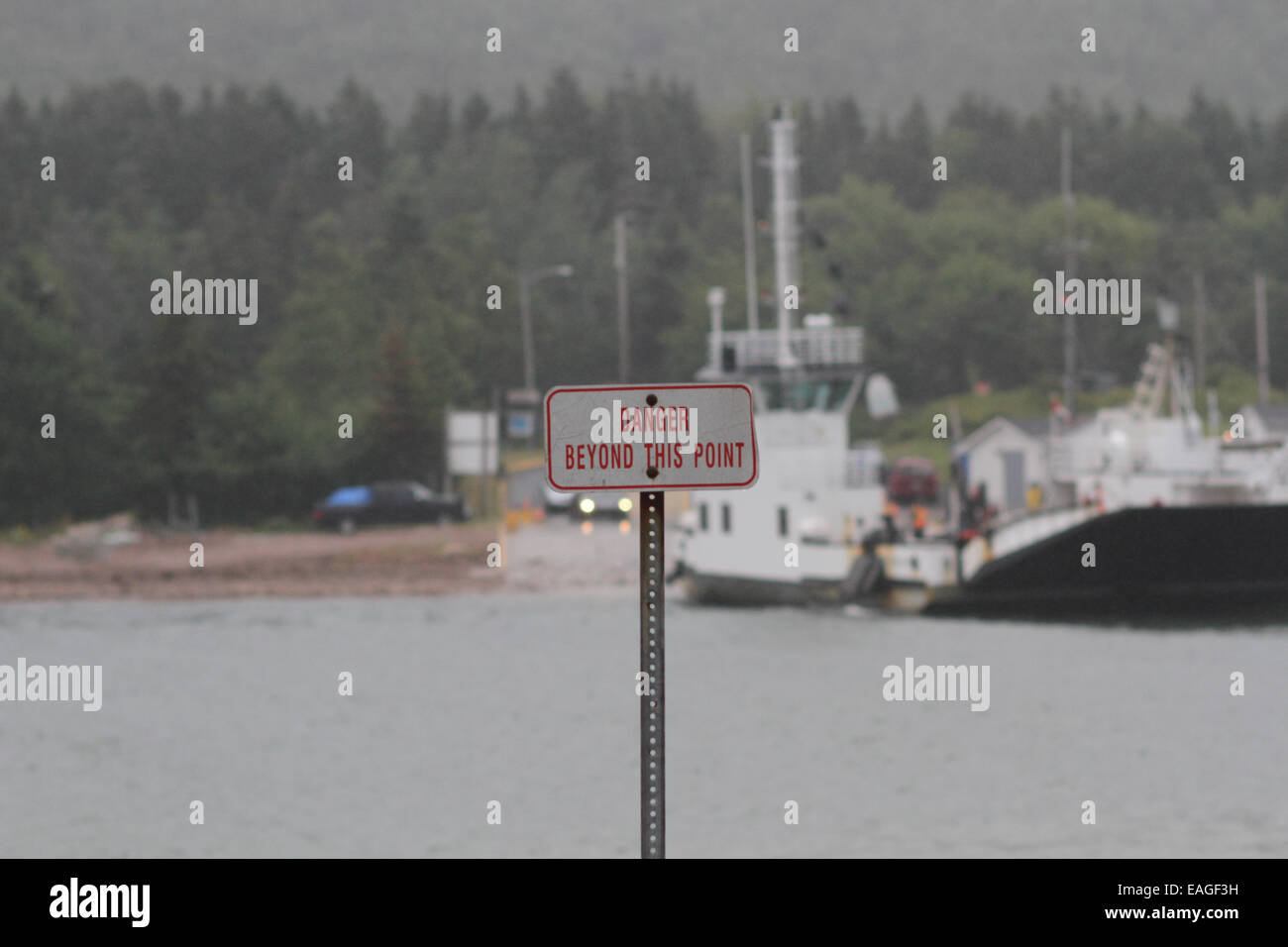 The Englishtown Ferry in Nova Scotia Stock Photo Alamy