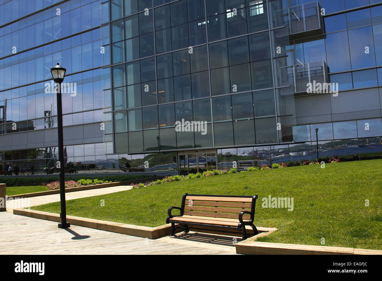 The Nova Scotia Power Corporate Headquarters located along the waterfront in Halifax Stock Photo