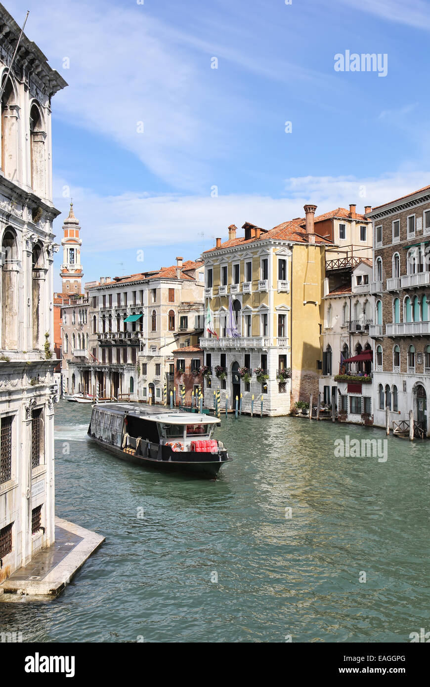 Grand Canal in Venice, Italy. Stock Photo