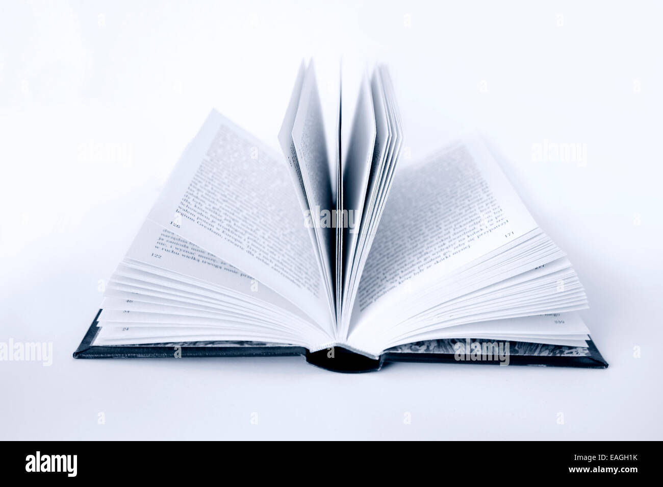Book conceptual image. Open book on isolated background Stock Photo - Alamy