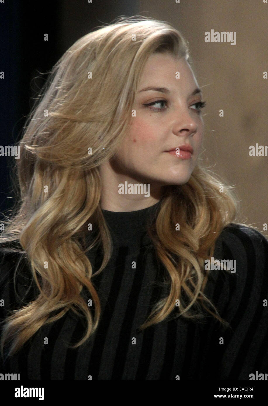 New York, USA. 14th Nov, 2014. Actress NATALIE DORMER attends the 'Mocking  Jay' AOL's Build Speaker Series discussion held in downtown Manhattan.  Credit: Nancy Kaszerman/ZUMAPRESS.com/Alamy Live News Stock Photo - Alamy