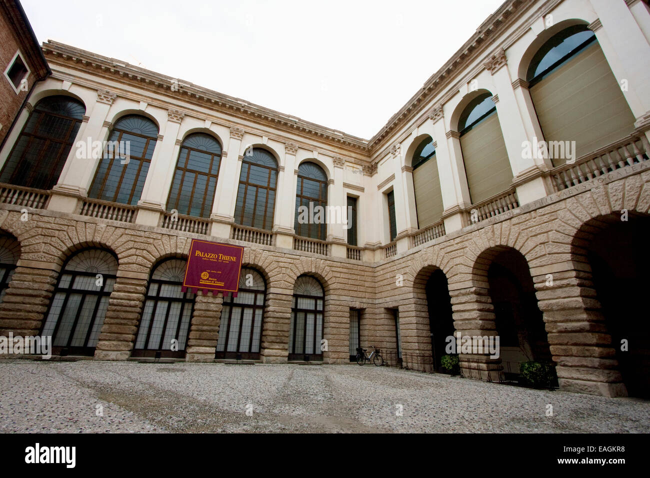 Palazzo Thiene By Architect Andrea Palladio, Vicenza, Italy Stock Photo