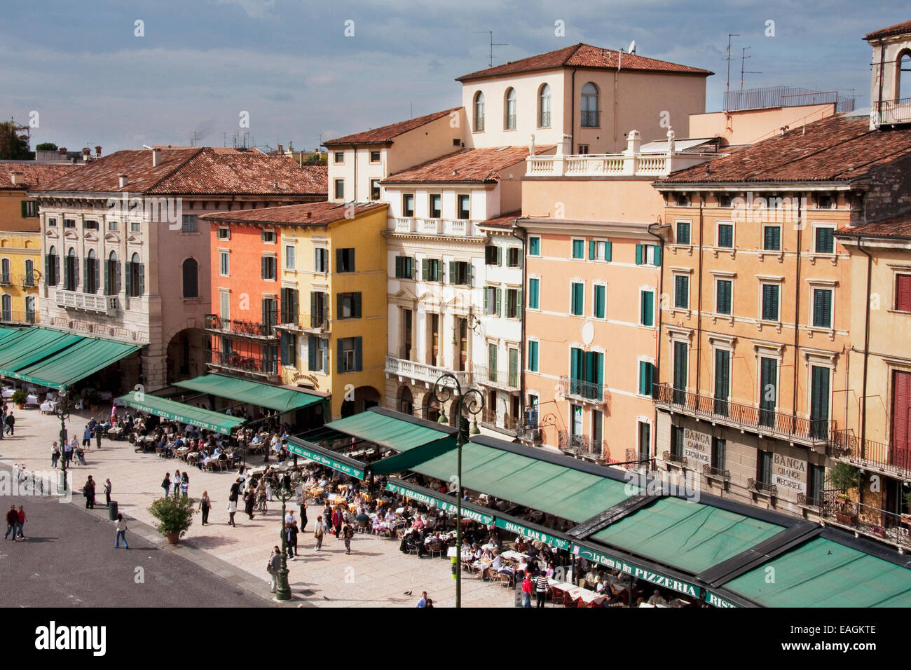 Piazza Bra, Verona, Italy Stock Photo - Alamy