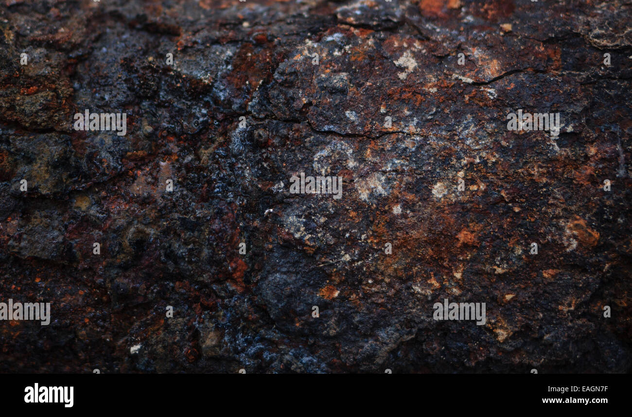 Stained rusty metal texture shot close-up Stock Photo - Alamy