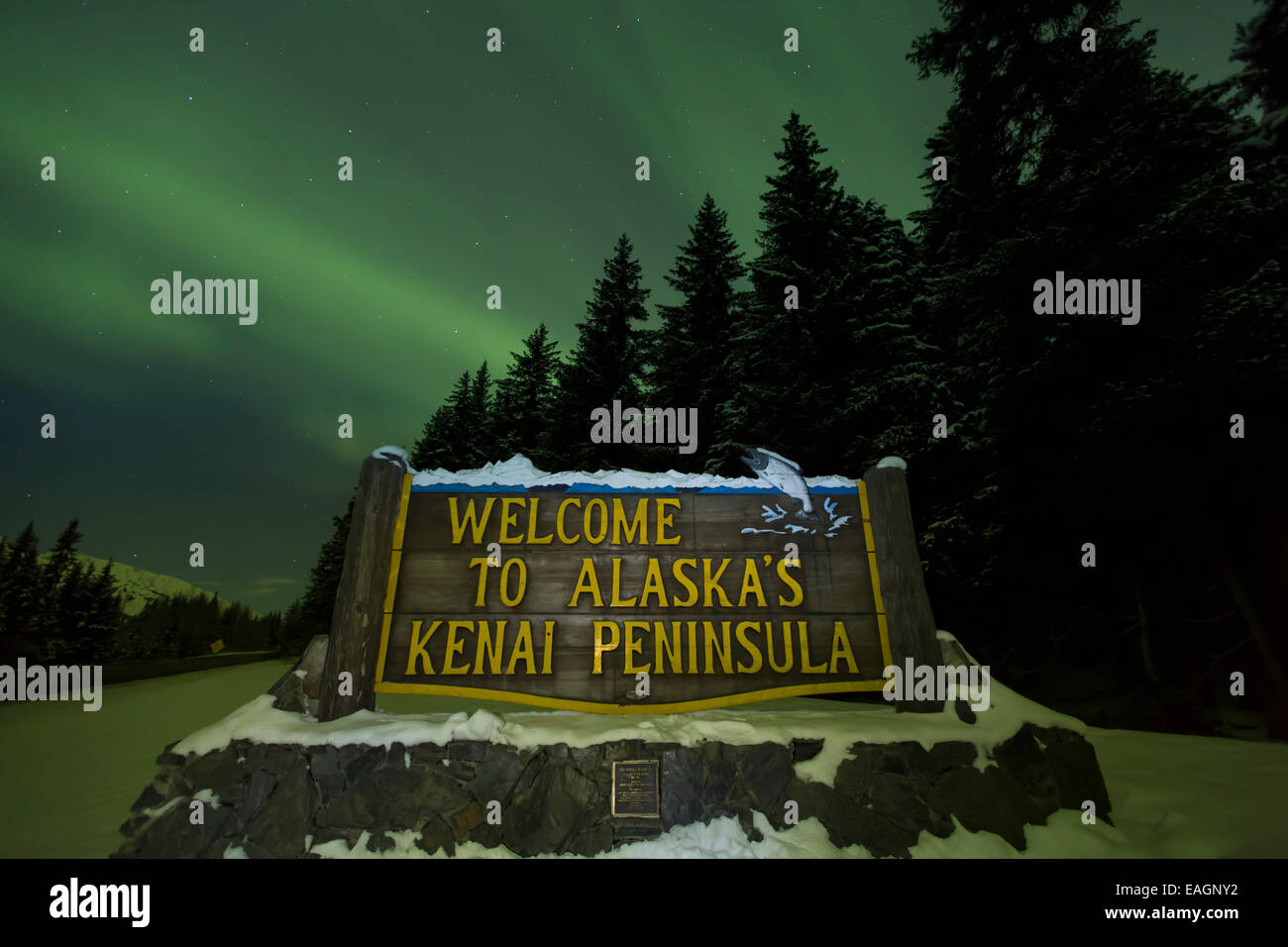 Lucas,Payne,Akstock,Alaska,Astronomy Stock Photo