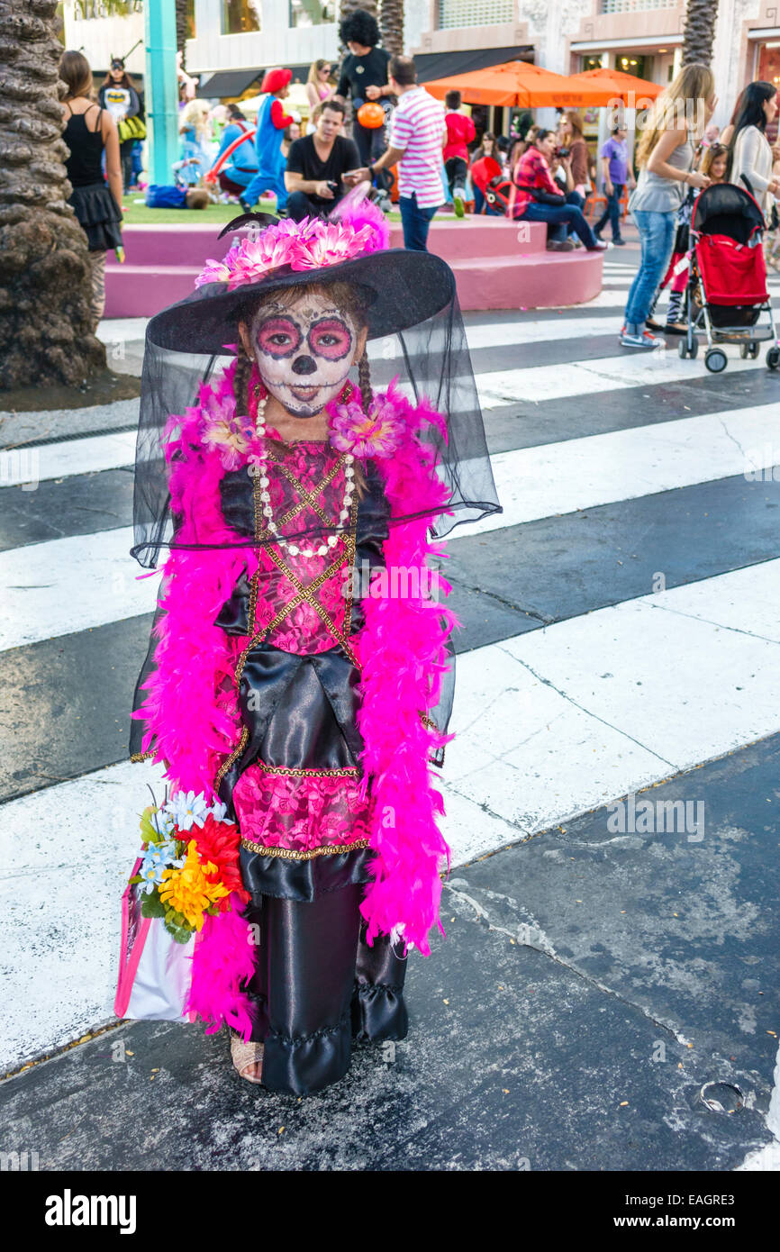 Miami Beach Florida Lincoln Road pedestrian mall Halloween costume Stock Photo 75357691 Alamy