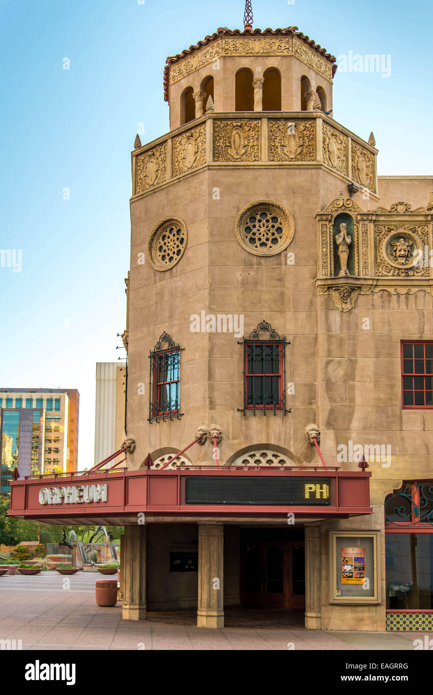 Historic buildings in downtown phoenix hires stock photography and