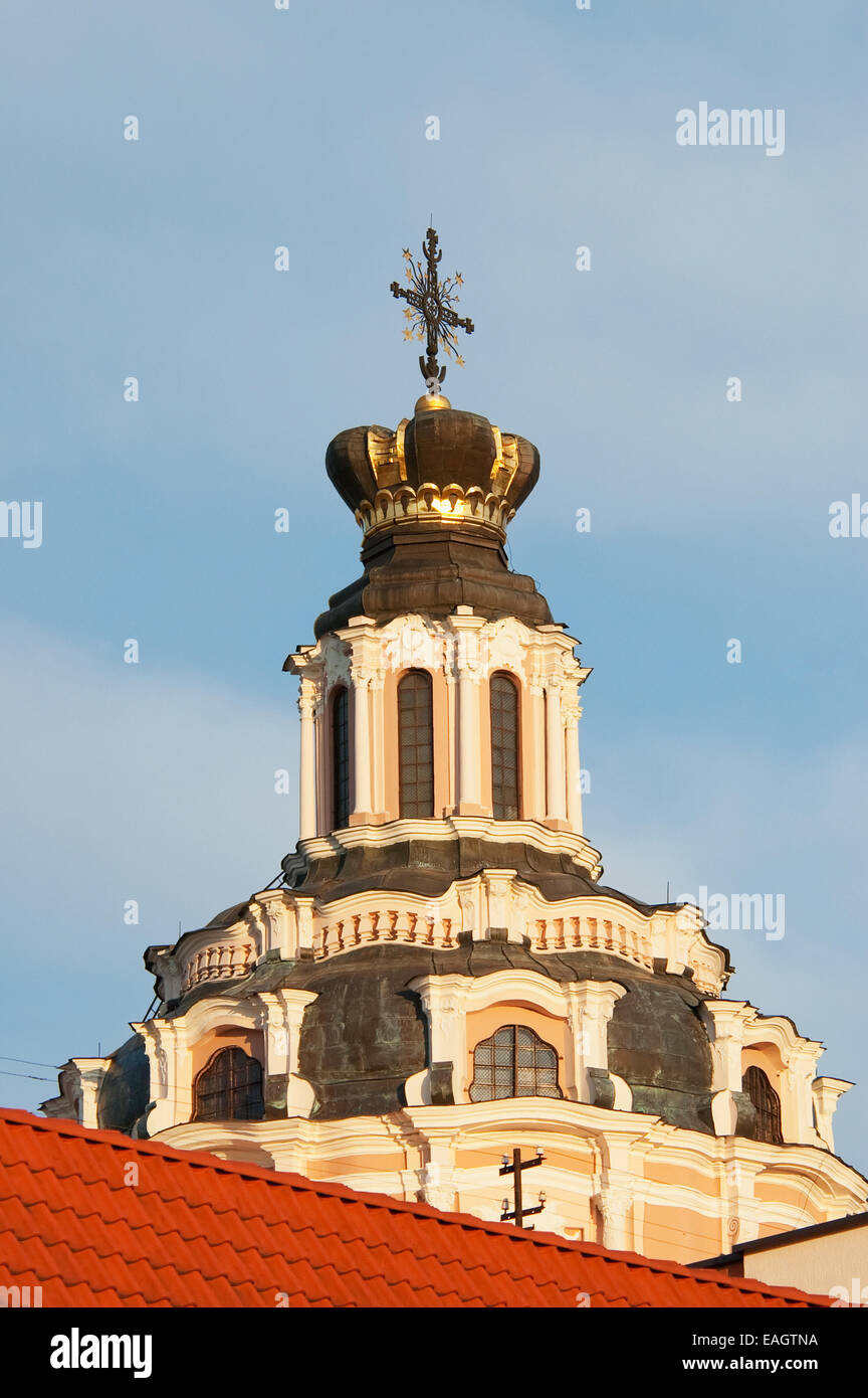 St. Casimir's Church And The Jesuit Monastery, Vilnius, Lithuania Stock