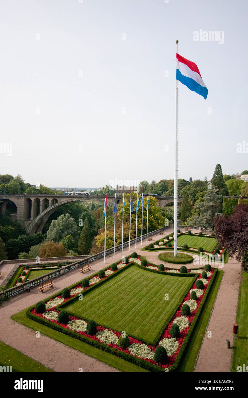 Place De La Constitution (Constitution Square), Luxembourg Stock Photo