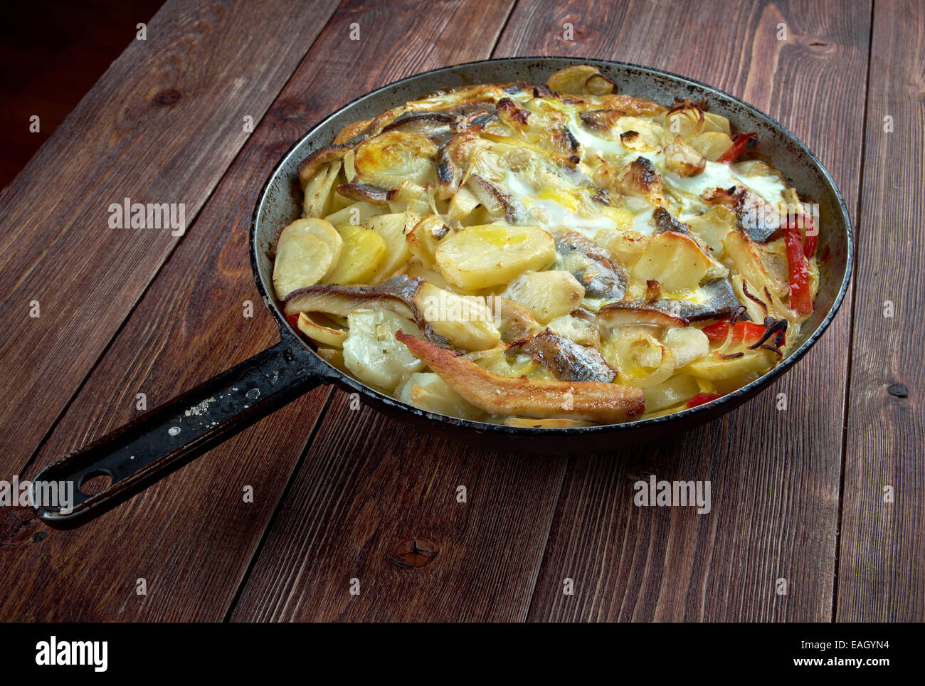kalalaatikko Baltic Herring Casserole.Finnish cuisine Stock Photo Alamy